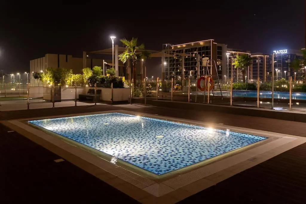 Cozy Studio Retreat With Balcony In Meydan City ドバイ 0*,